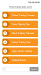 Mobile Screenshot of informedtrade.com